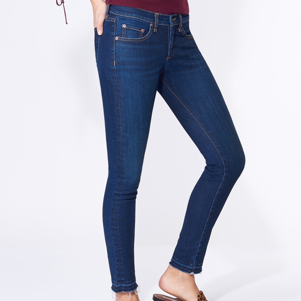 Veronica Beard Brooke Mid Rise Skinny Jeans